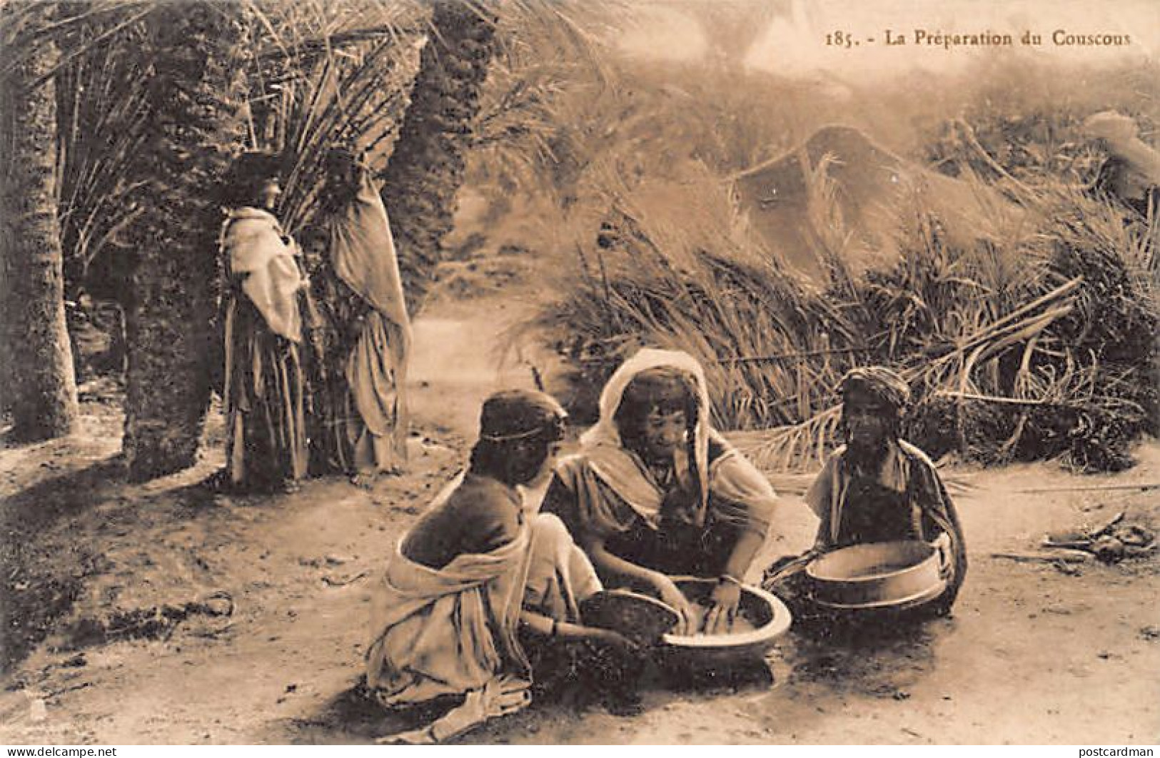 Tunisie - La Préparation Du Couscous - Ed. Lehnert & Landrock 185 - Tunisia