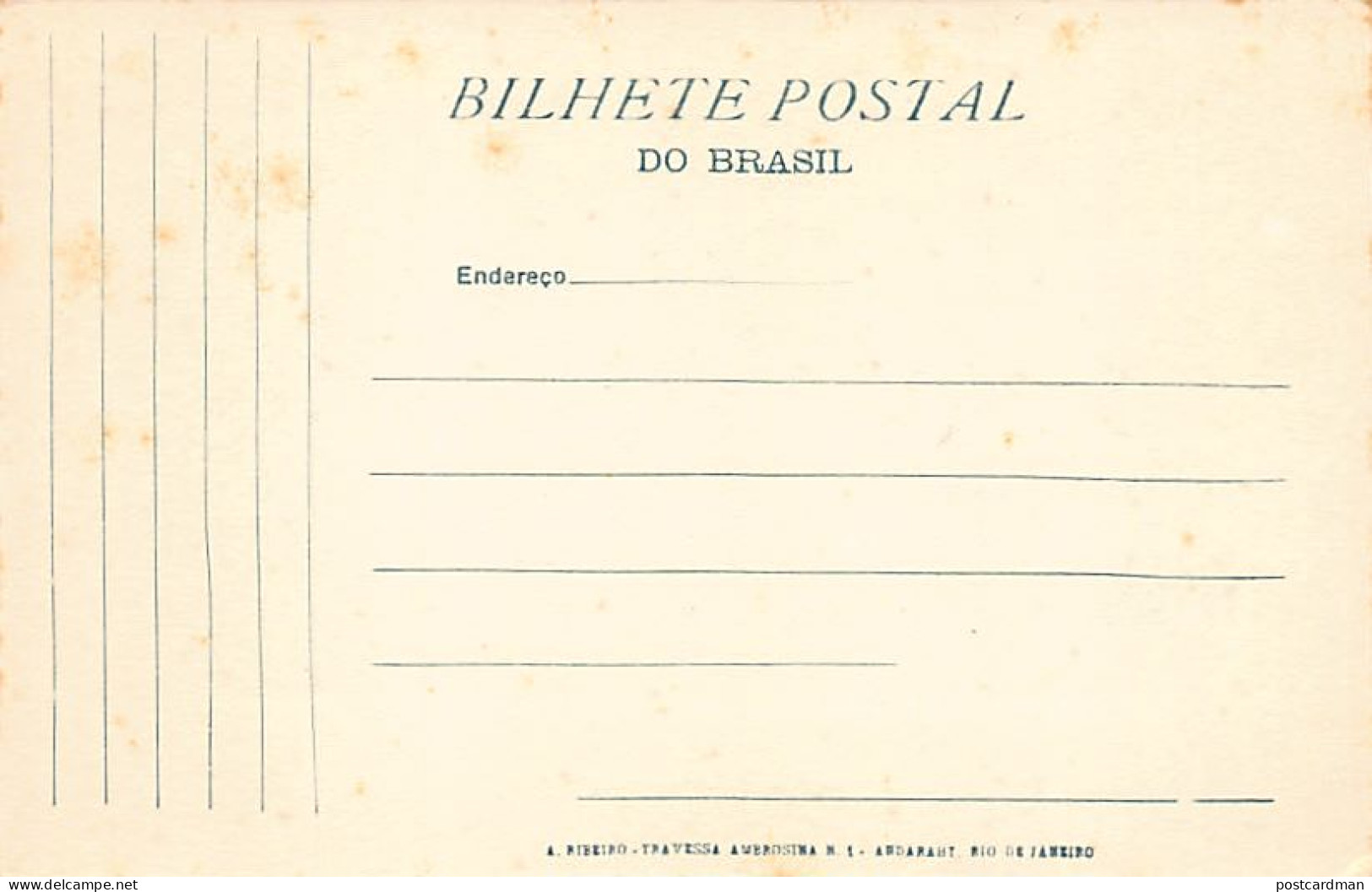 Brasil - Marinha Brazileira - Tamoyo - Ed. A. Ribeiro XI - Autres & Non Classés