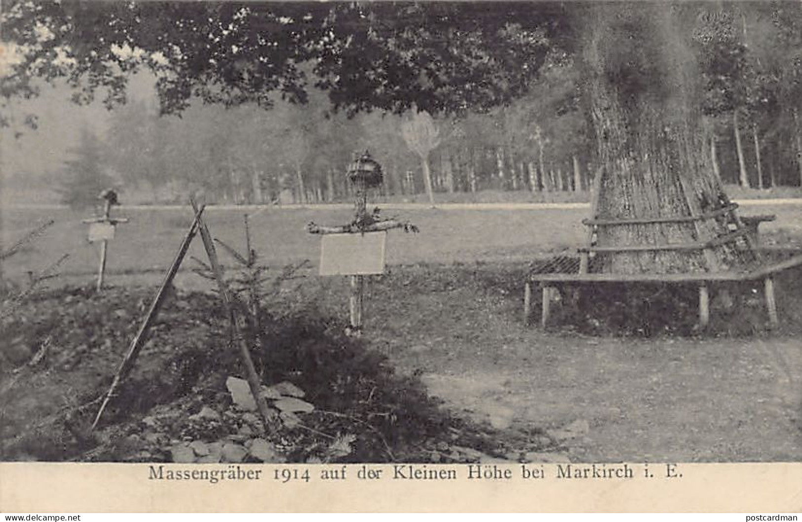 SAINTE-MARIE-AUX-MINES (68) 1914. Fosses Communes Près De Sainte-Marie-aux-Mines Massengräber 1914 Auf Der Kleinen Höhe  - Sainte-Marie-aux-Mines