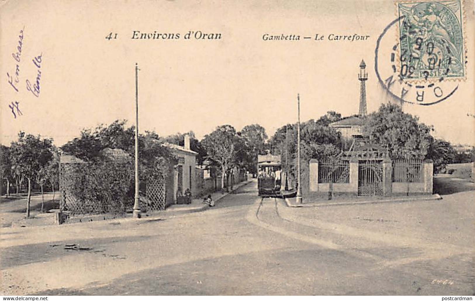 GAMBETTA - Environs D'Oran - Le Carrefour - Sonstige & Ohne Zuordnung