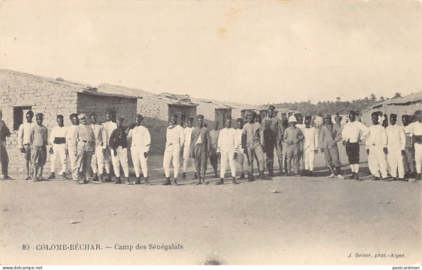 COLOMB BÉCHAR - Camp Des Sénégalais - Ed. J. Geiser 80 - Bechar (Colomb Béchar)