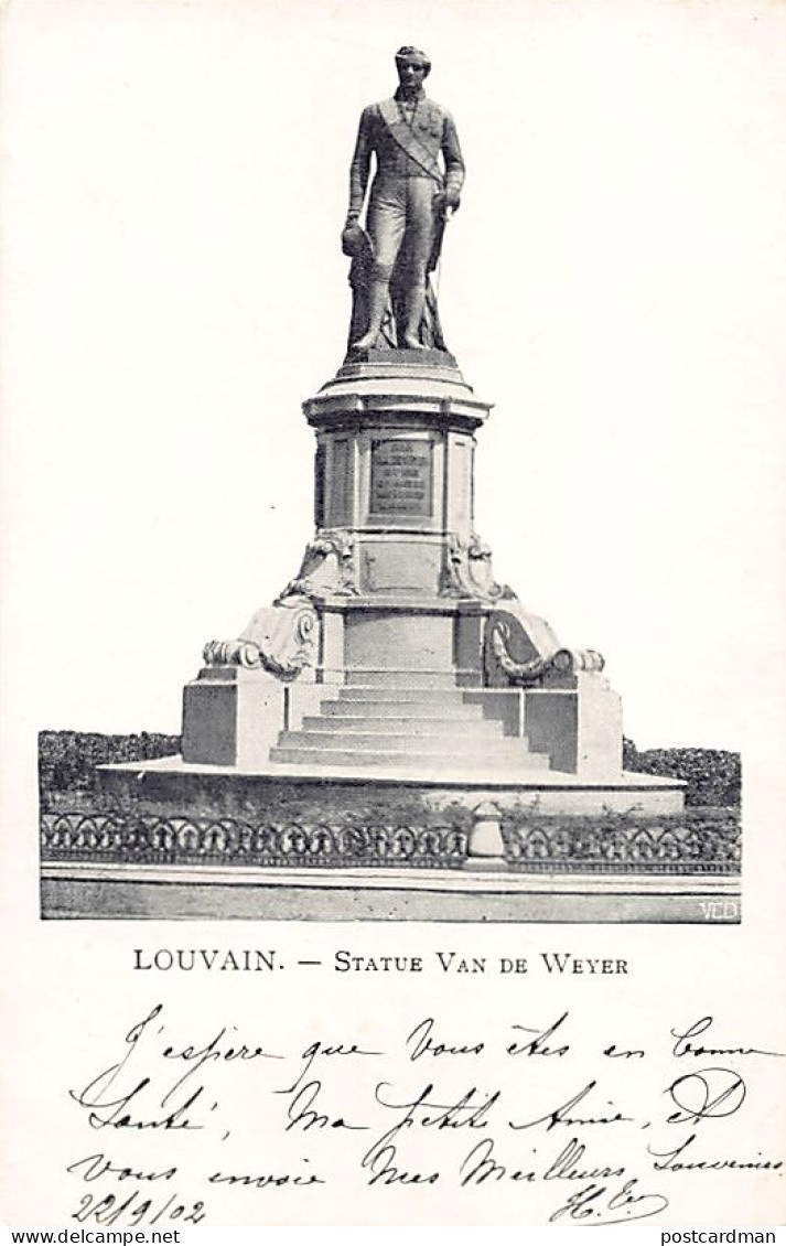 LEUVEN (Vl. Br.) Statue Van De Weyer - Uitg. Onbekend  - Leuven