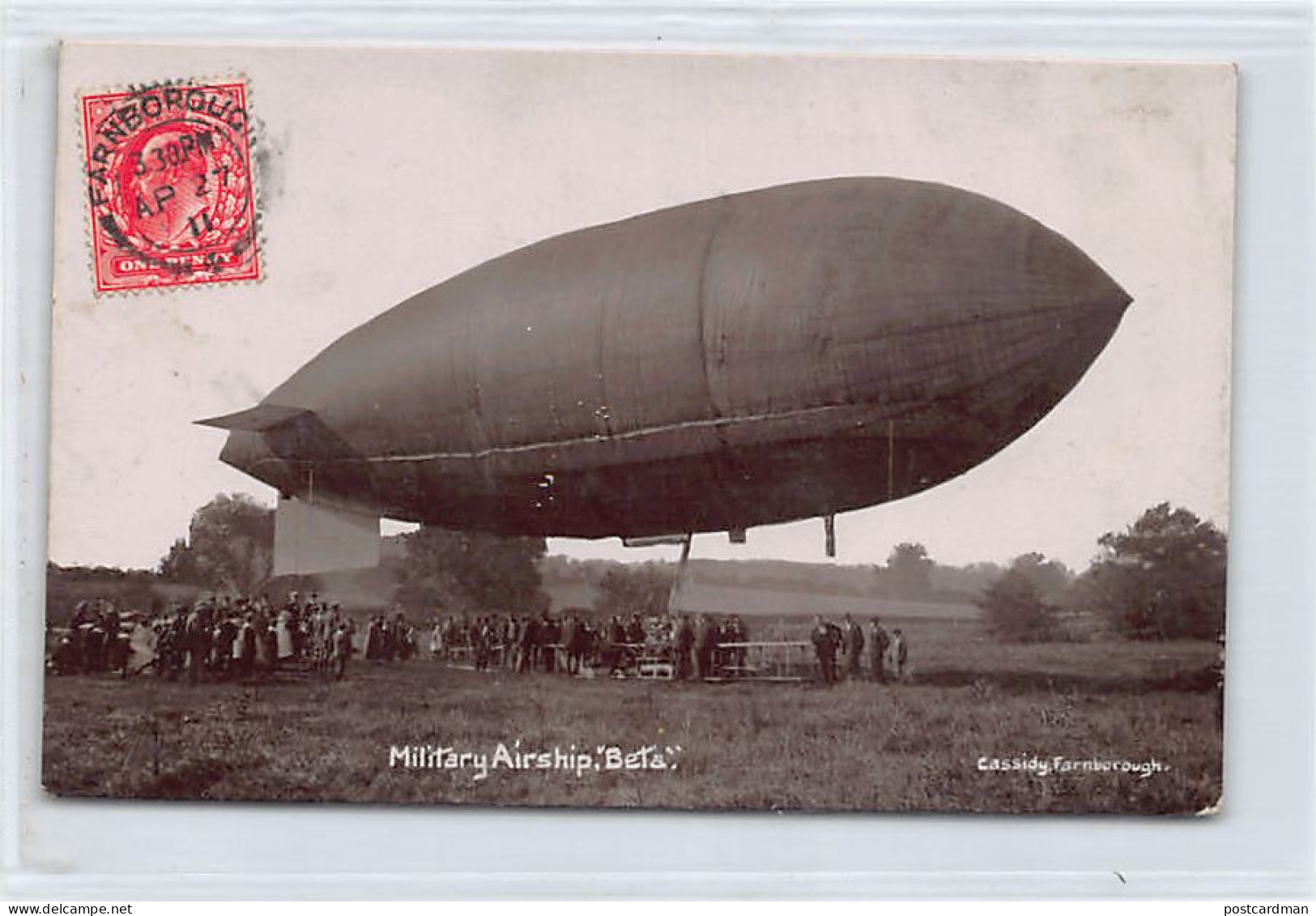 FARNBOROUGH (Hants) Military Airship Beta - REAL PHOTO - Other & Unclassified