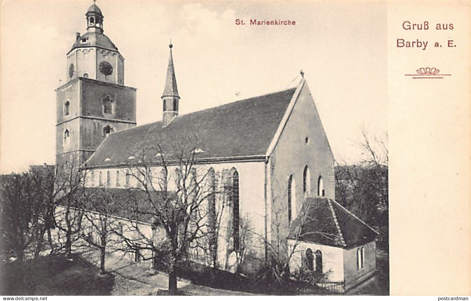 Deutschland - BARBY (Sachsen-Anhalt) St. Marienkirche - Verlag H. Vick Photograph Barby - Sonstige & Ohne Zuordnung