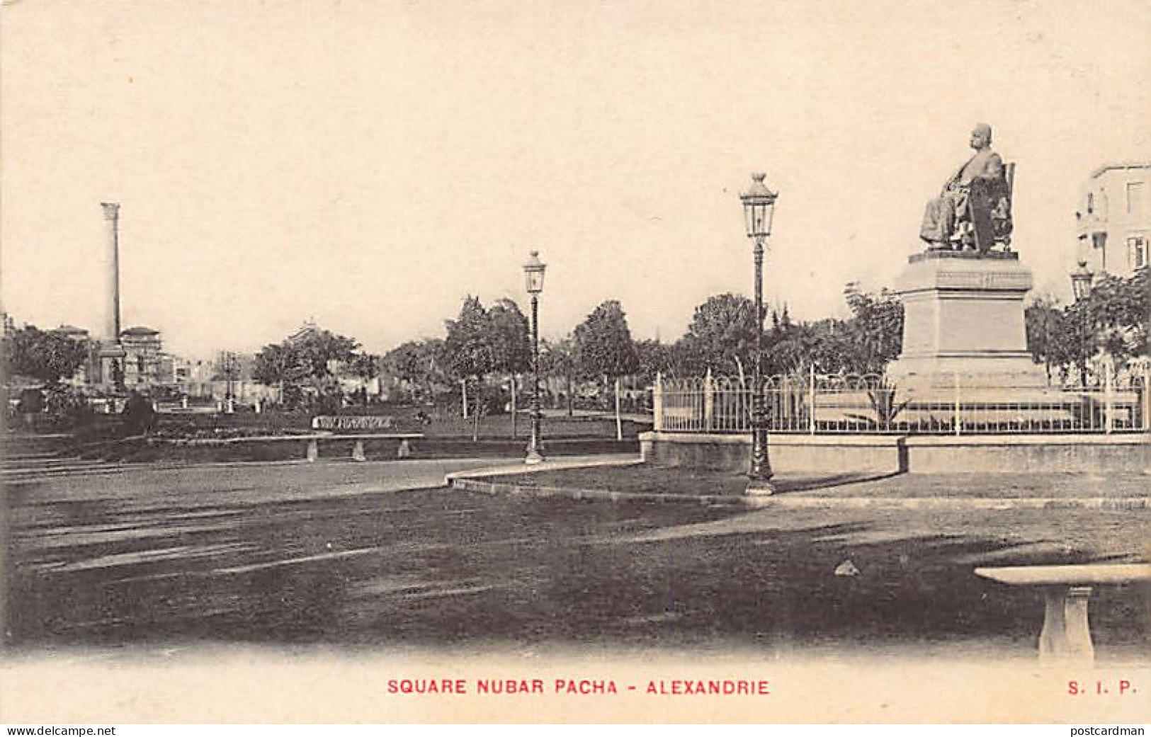 Egypt - ALEXANDRIA - Nubar Pasha Square - Publ. S.I.P.  - Alejandría