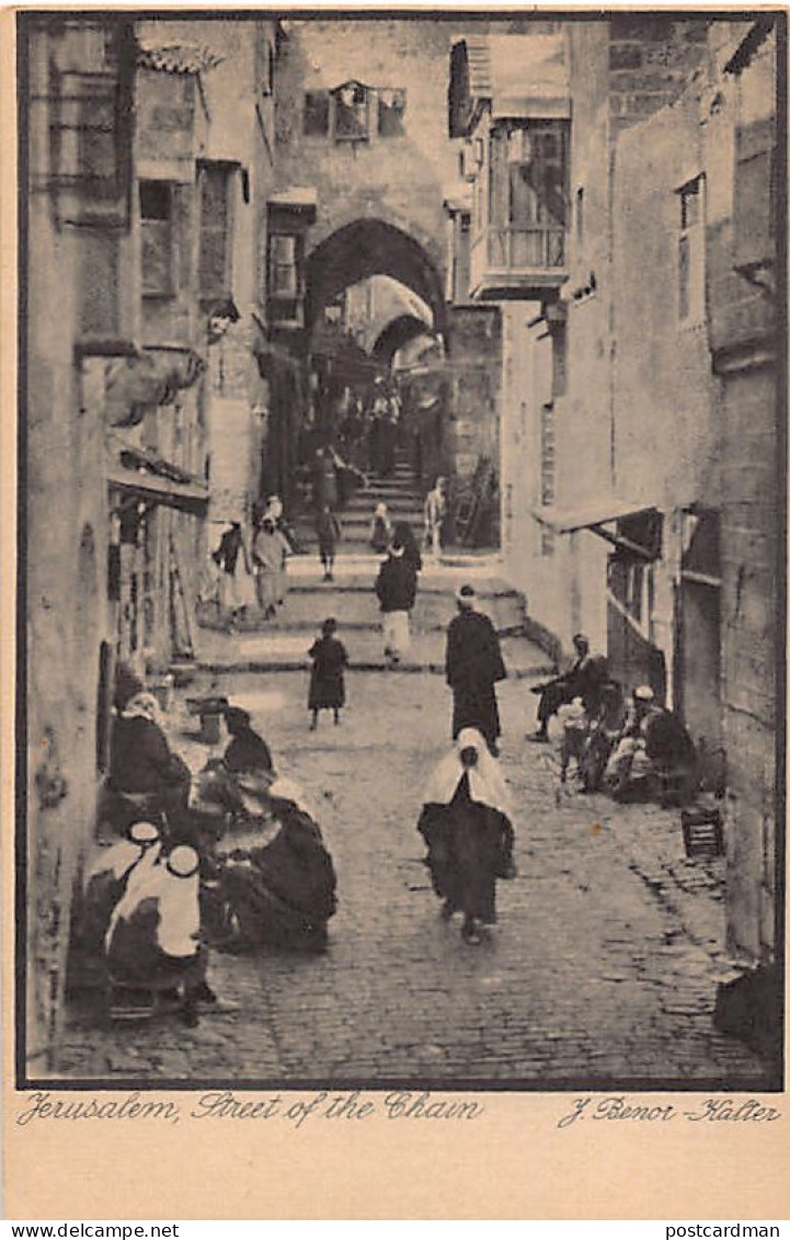 Israel - JERUSALEM - Street Of The Chain - Phot. Y. Benor-Kalter - Publ. K.K.L.  - Israel