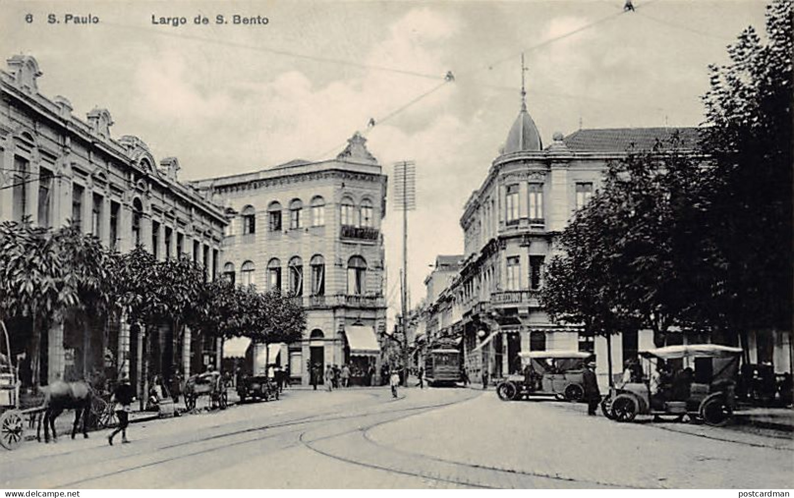 Brasil - SAO PAULO - Largo De S. Bento - Ed. Typ. Brasil, Rothschild & Co. 6 - São Paulo