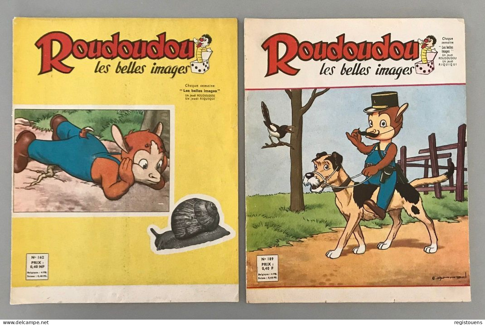 Roudoudou N° 162 Et 189 ( Lot De 2 Revues ) - Lots De Plusieurs Livres