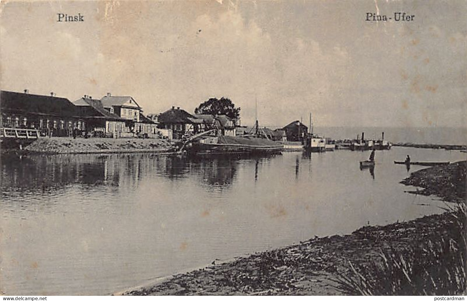 Belarus - PINSK - Pina River Shore - Publ. Unknown - Bielorussia