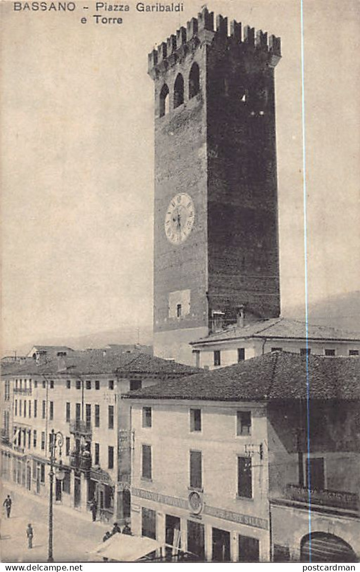 BASSANO DEL GRAPPA (VI) Piazza Garibaldi E Torre - Other & Unclassified