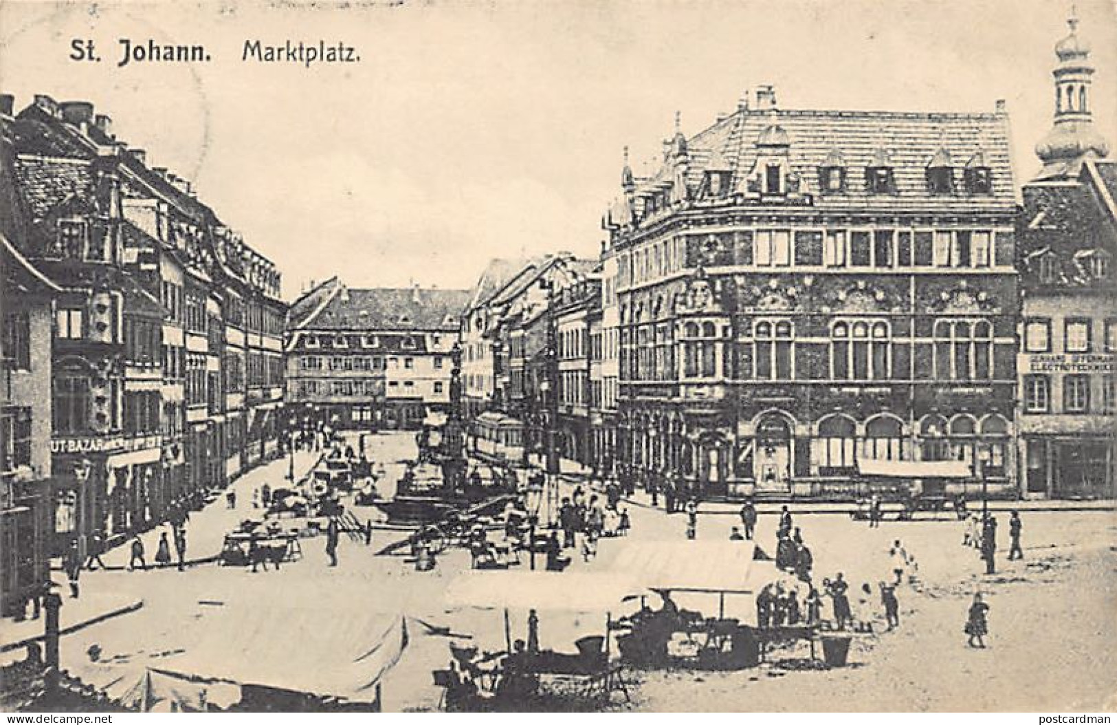ST. JOHANN (Saarbrücken) Marktplatz  - Saarbrücken
