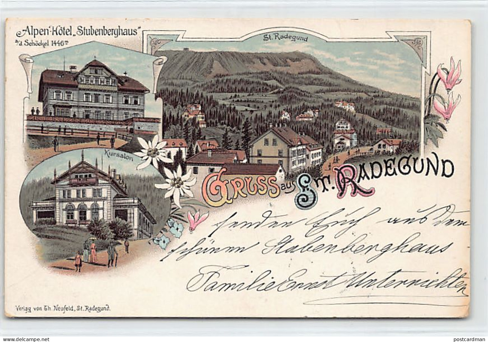 Österreich - ST. RADEGUND (NÖ) Litho - Jahr 1897 - Autres & Non Classés