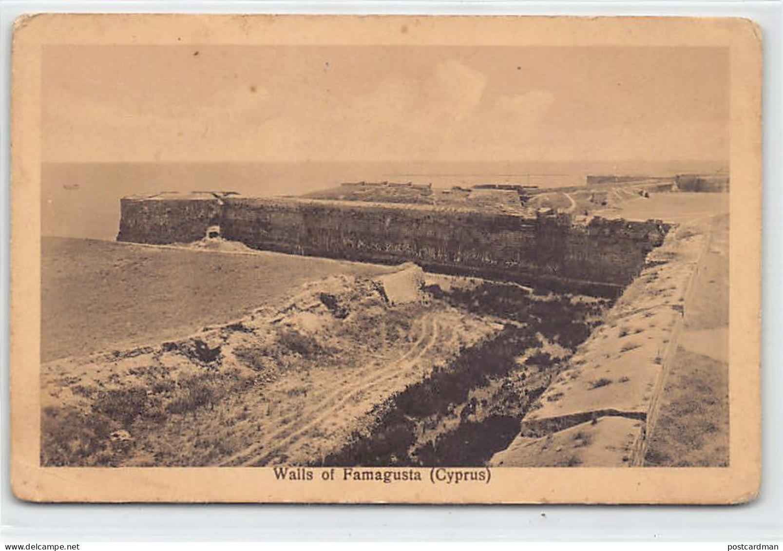 Cyprus - Walls At Famagusta - SEE SCANS FOR CONDITION - Publ. Mangoian Bros. 372 - Zypern