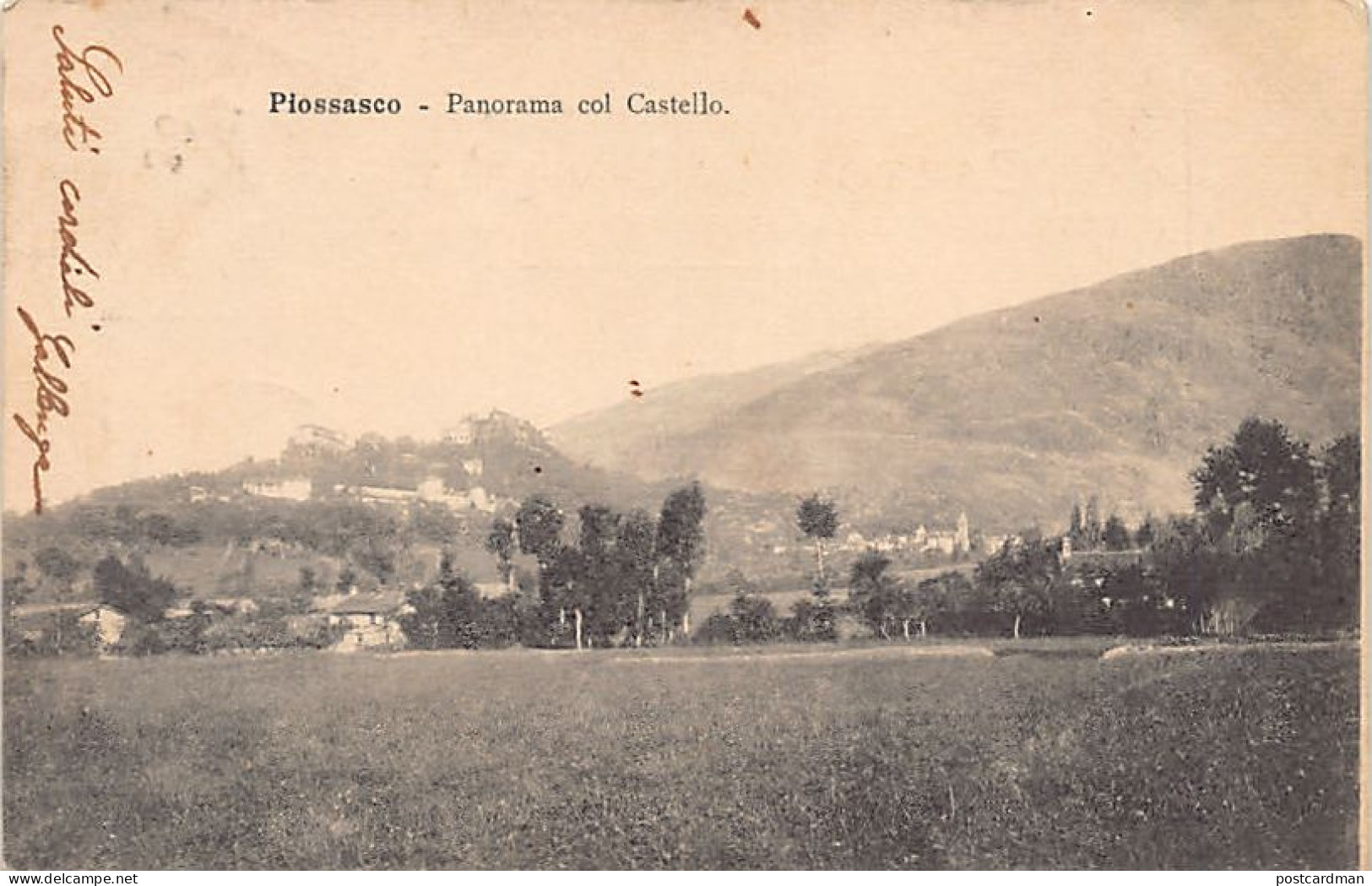  PIOSSASCO (TO) Panorama Col Castello - Autres & Non Classés