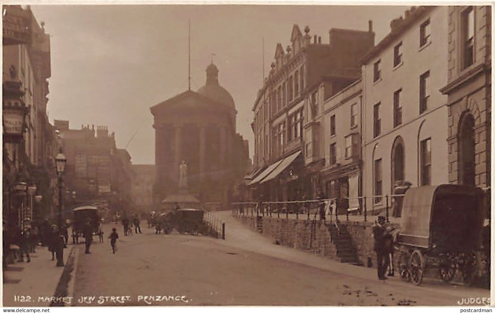 England - PENZANCE (Corn) Market Jew Street - REAL PHOTO - Publ. Judges 1122 - Autres & Non Classés