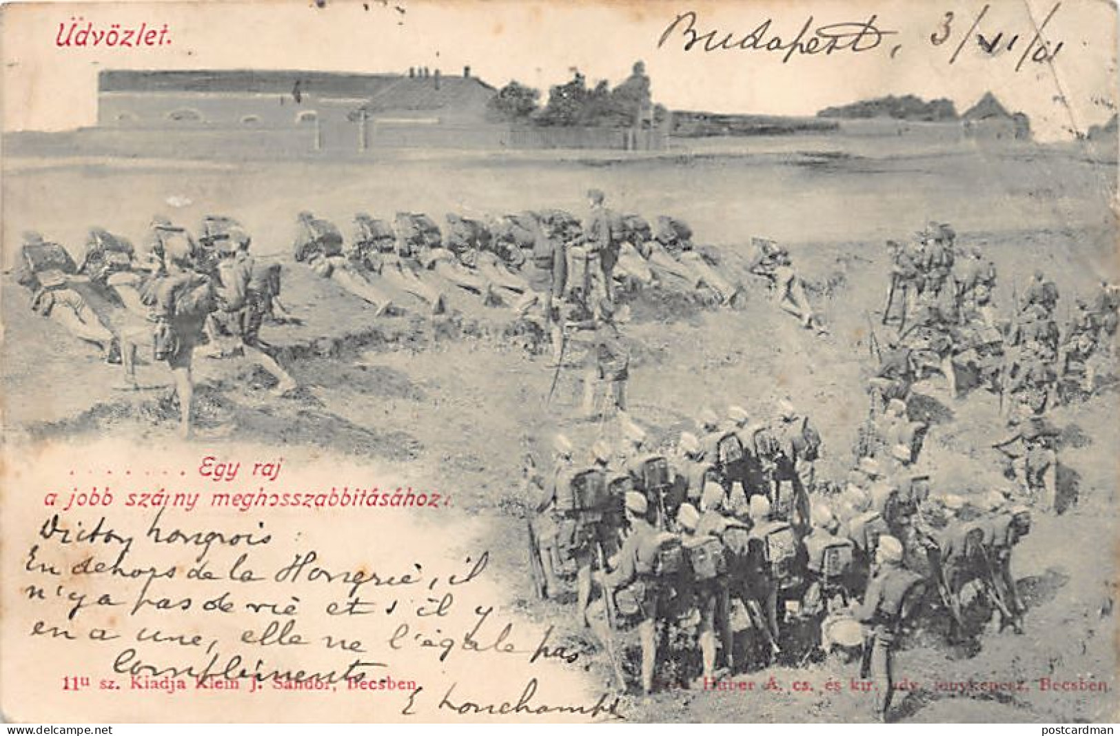 HUNGARY - Maneuvers Of The Hungarian Army - ONE CORNER FOLDED - Hongrie