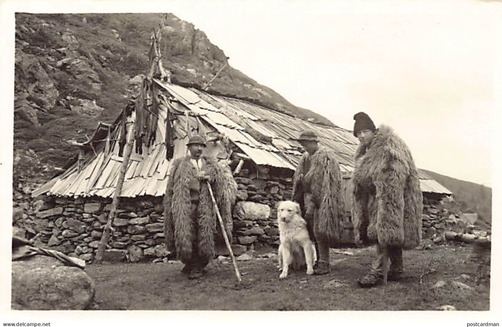 Romania - Ciobanii Inaintea Stanei - Foto J. Fischer, Sibiu 1156 - Rumänien