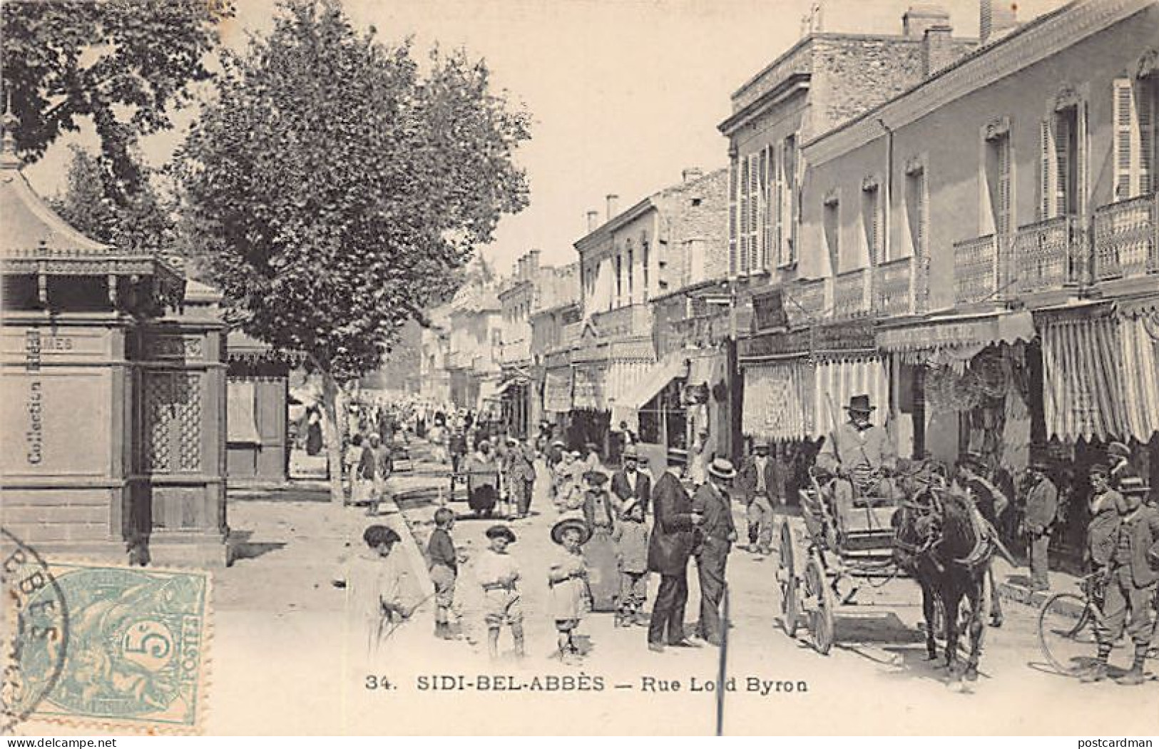 Algérie - SIDI BEL ABBÈS - Rue Lord Byron - Ed. Collection Idéale P.S. 34 - Sidi-bel-Abbès