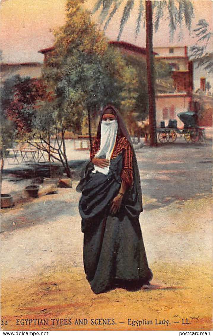 Egypt - Egyptian Types And Scenes - Egyptian Lady - Publ. LL Levy 20 - Sonstige & Ohne Zuordnung