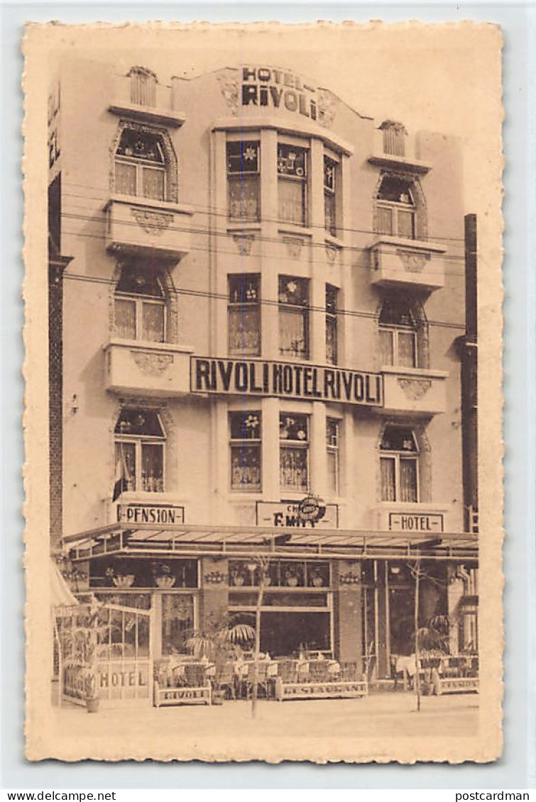 DE PANNE (W. Vl.) Hôtel Café Restaurant Rivoli, Avenue De La Mer 116 - De Panne