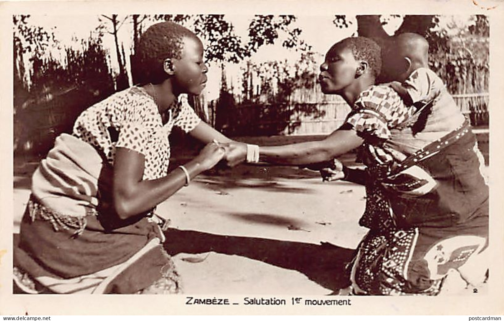 Zambia - Lozi Women Saluting (1st Movement) - Publ. Missions Evangéliques De Paris  - Sambia
