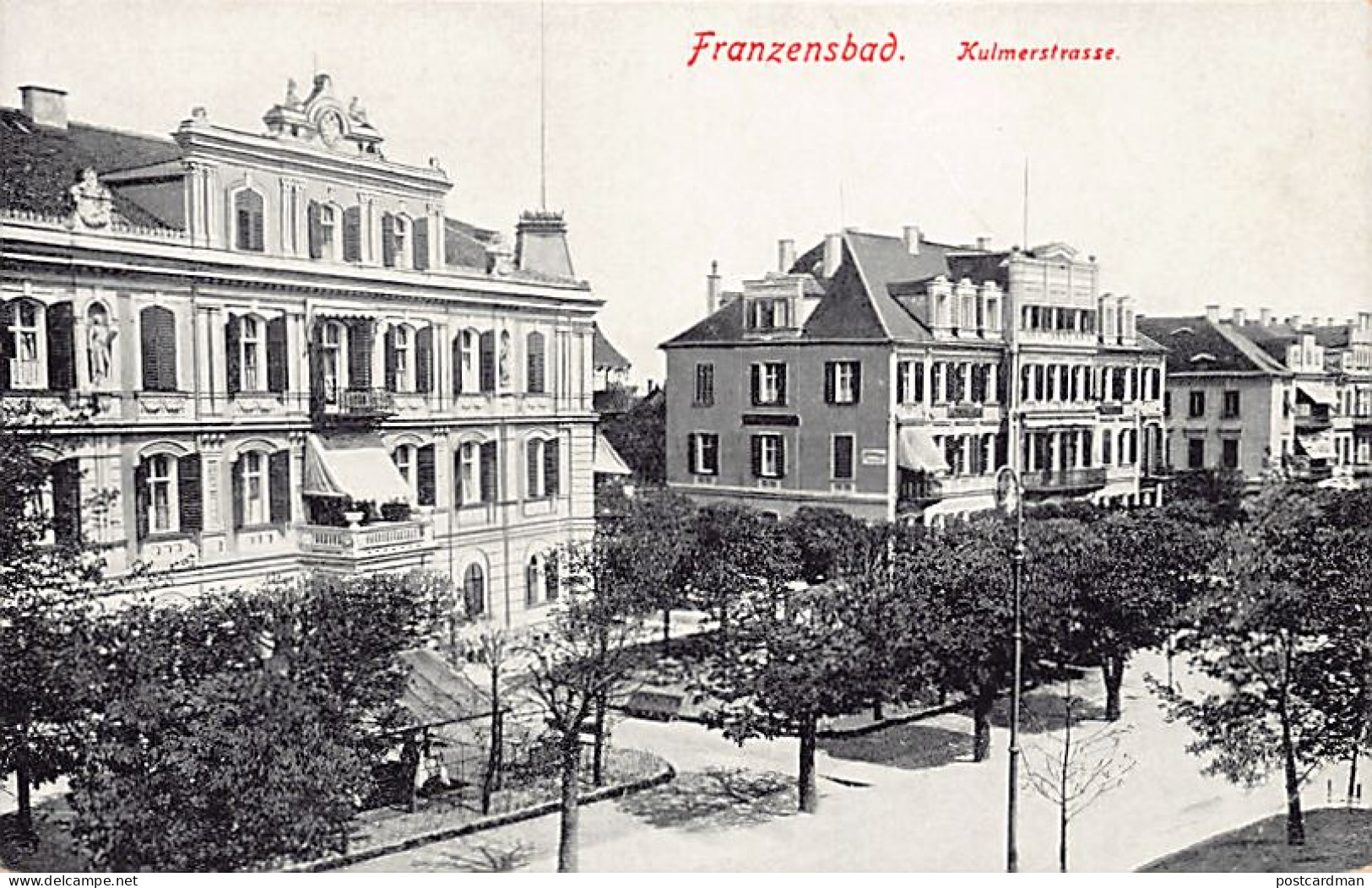 ČESKÁ Rep. Czech Rep. - FRANTIŠKOVY LÁZNĚ Franzensbad - Kulmerstrasse - Tchéquie