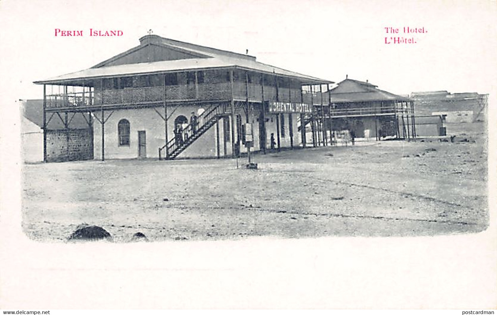 Yemen - PERIM ISLAND - Oriental Hotel - Publ. Stab. Marino  - Jemen