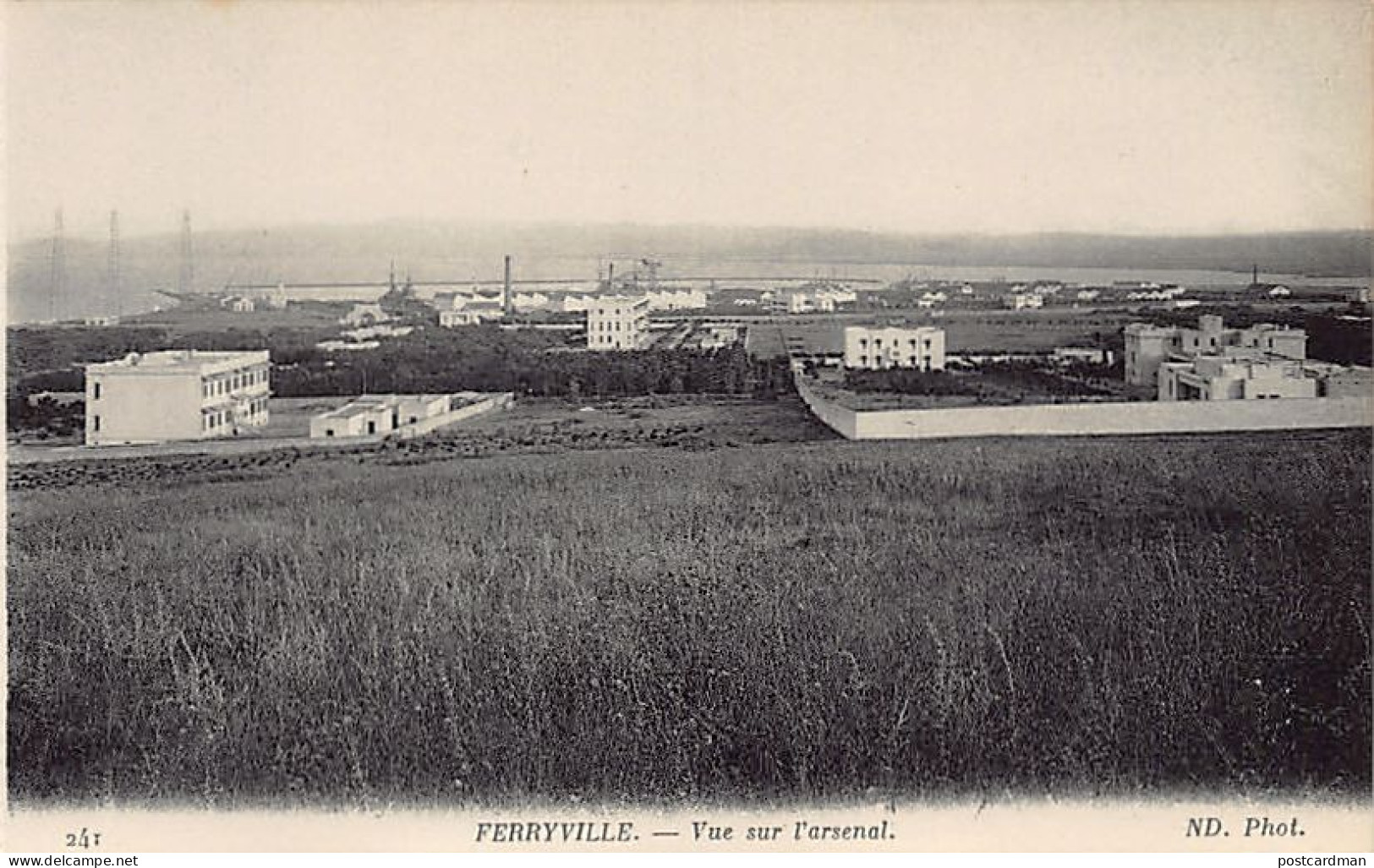 Tunisie - FERRYVILLE Menzel Bourguiba - Vue Sur L'Arsenal - Ed. Neurdein ND Phot. 241 - Tunesien