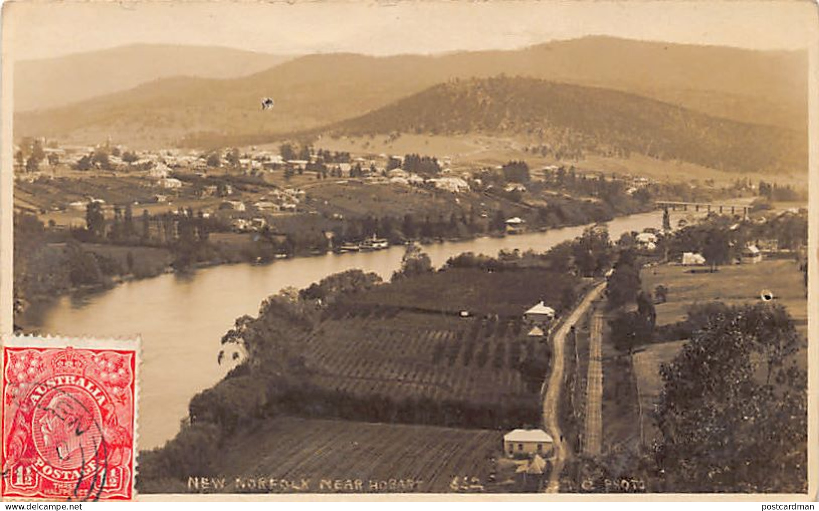 Australia - NEW NORFOLK (TAS) Near Hobart - REAL PHOTO - Publ. W. Fellowes  - Other & Unclassified