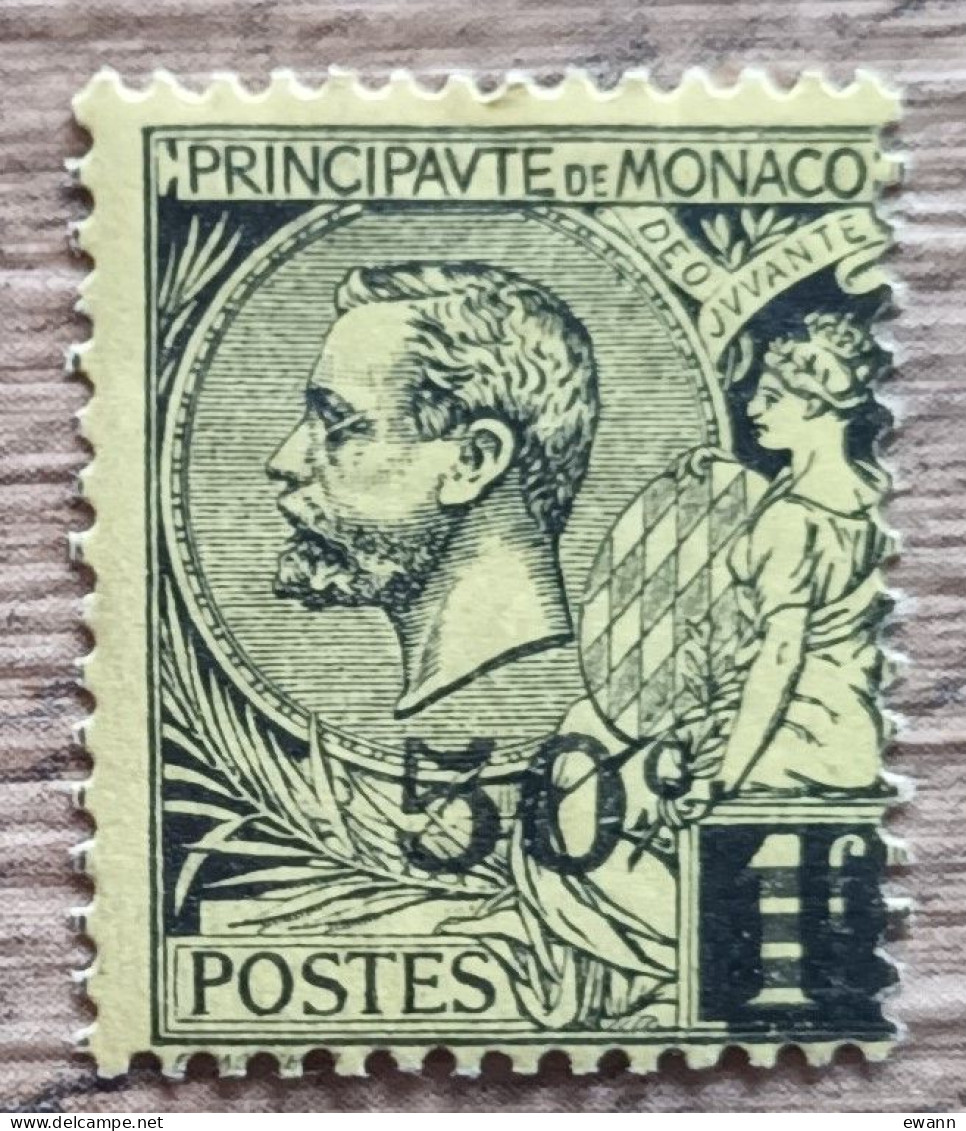 Monaco - YT N°53 - Prince Albert 1er - 1922 - Neuf - Unused Stamps