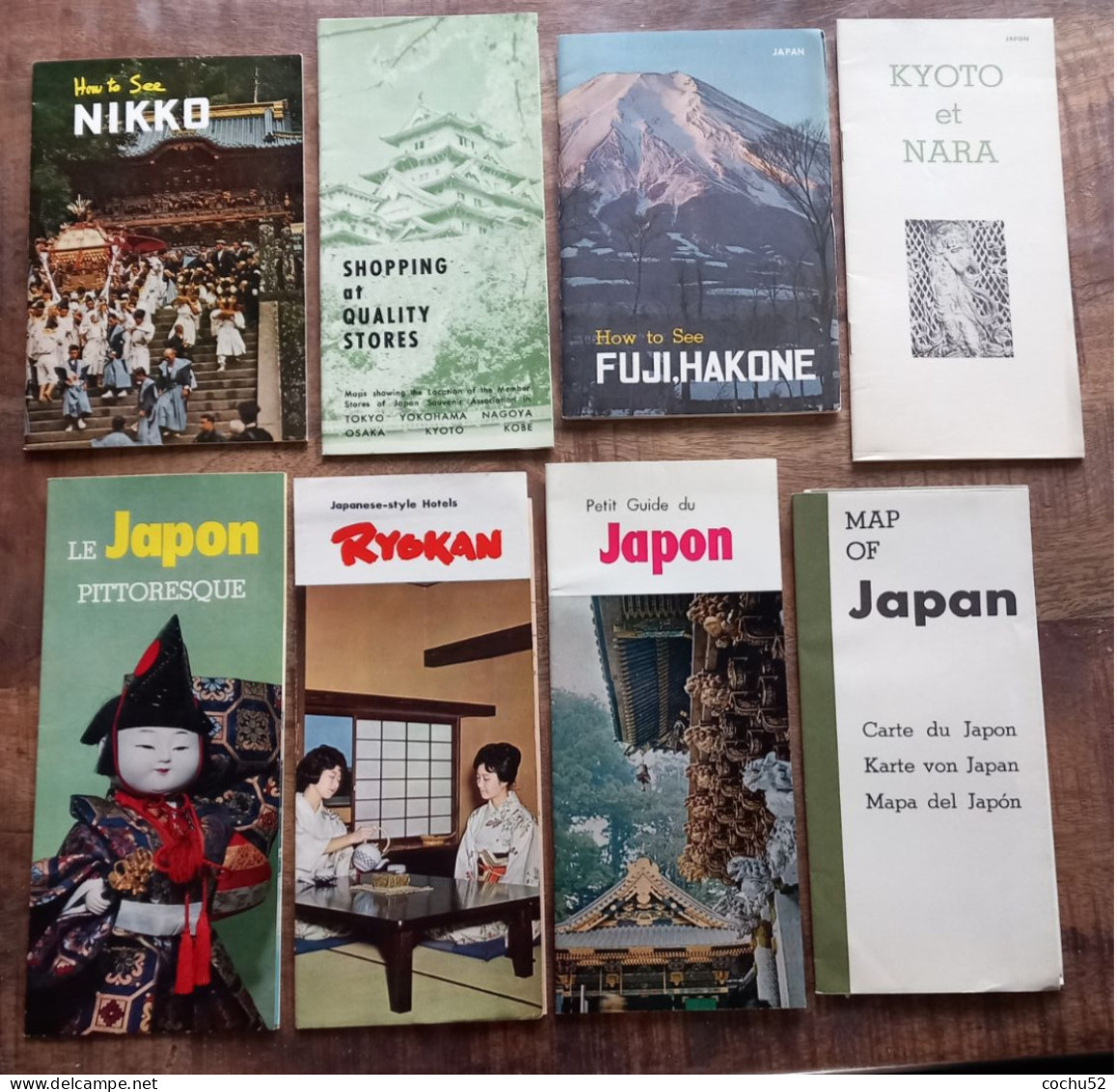 8 Folders Publicitaires, Japon - Toerisme