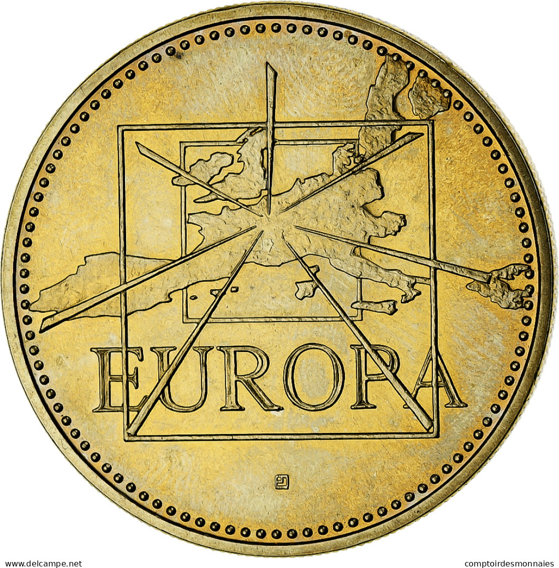 France, Médaille, Ecu Europa, 1995, Venetian Bronze, SUP - Andere & Zonder Classificatie