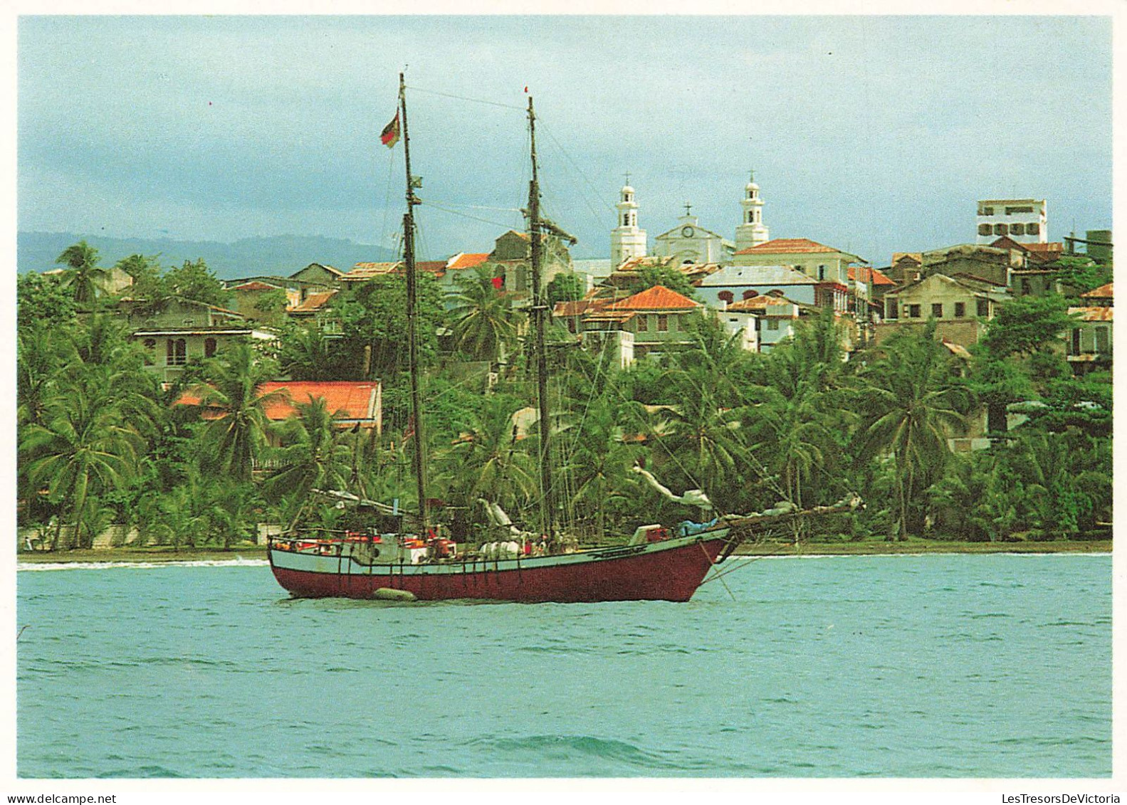 ANTILLES - Haïti Jacmel - Vue Sur Le Port - Bateau - Animé - Photo Christian Sarramon - Carte Postale - Haiti