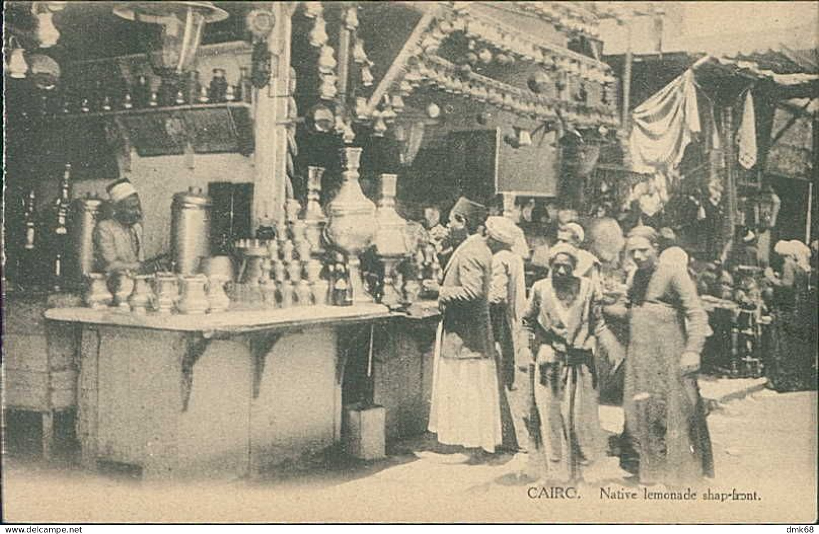 EGYPT - CAIRO - NATIVE LEMONADE SHAP-FRONT - EDIT L. C. - 1910s (12677) - Cairo