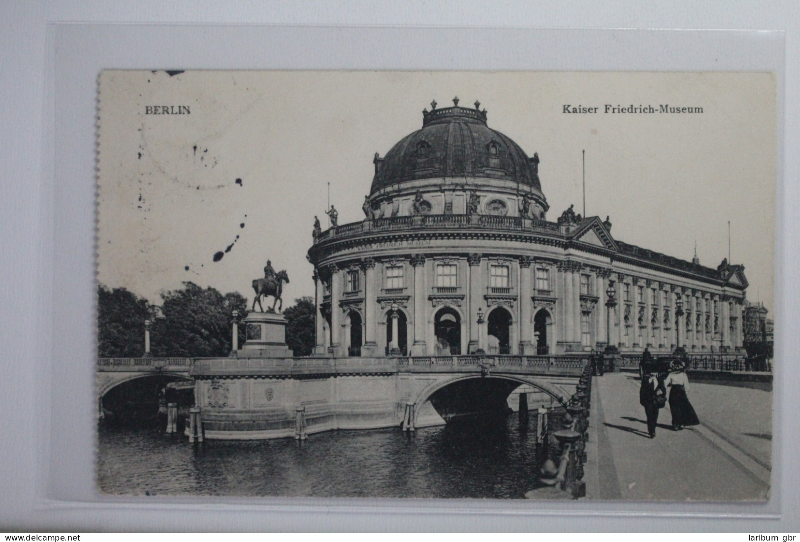 AK Berlin Kaiser Friedrich Denkmal 1912 Gebraucht #PI935 - Autres & Non Classés