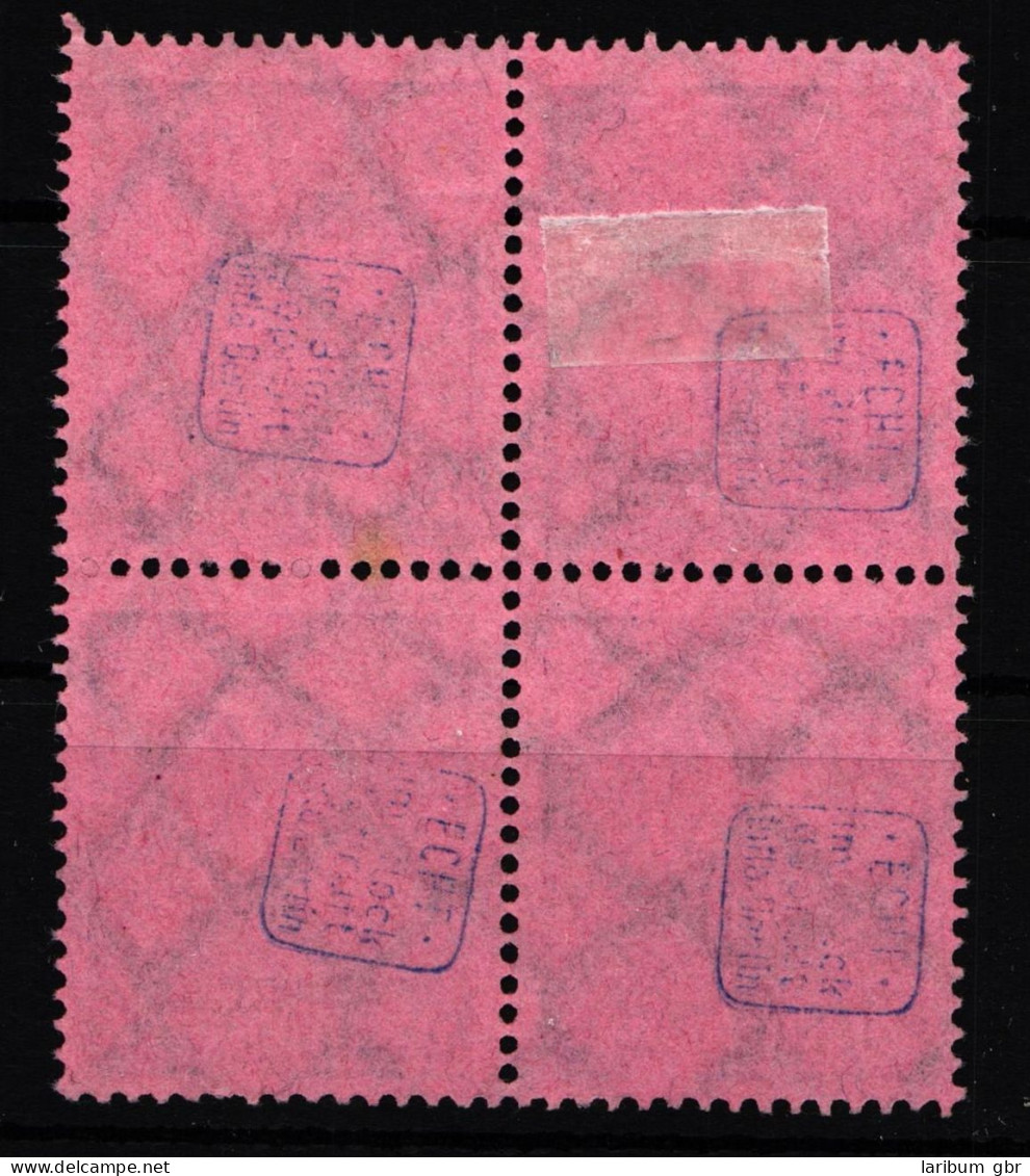 Deutsches Reich Dienstmarken 73 Gestempelt 4er Block, Geprüft Infla BPP #HJ752 - Servizio