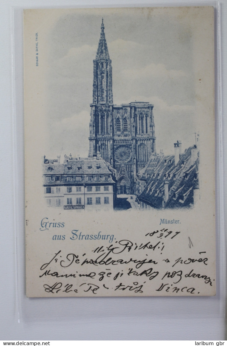 AK Straßburg Münster 1899 Gebraucht #PI942 - Autres & Non Classés