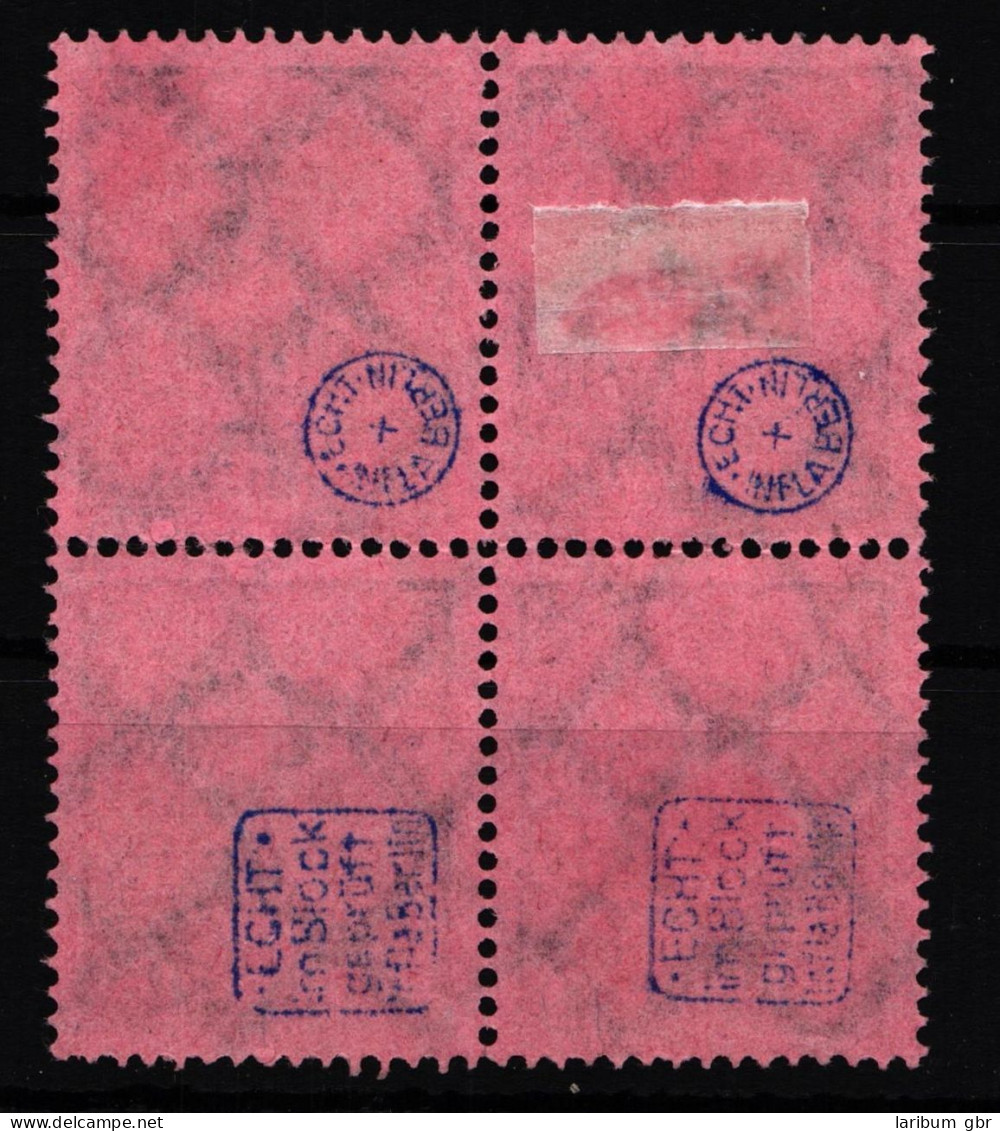 Deutsches Reich Dienstmarken 91 Gestempelt 4er Block, Geprüft Infla BPP #HJ773 - Dienstmarken