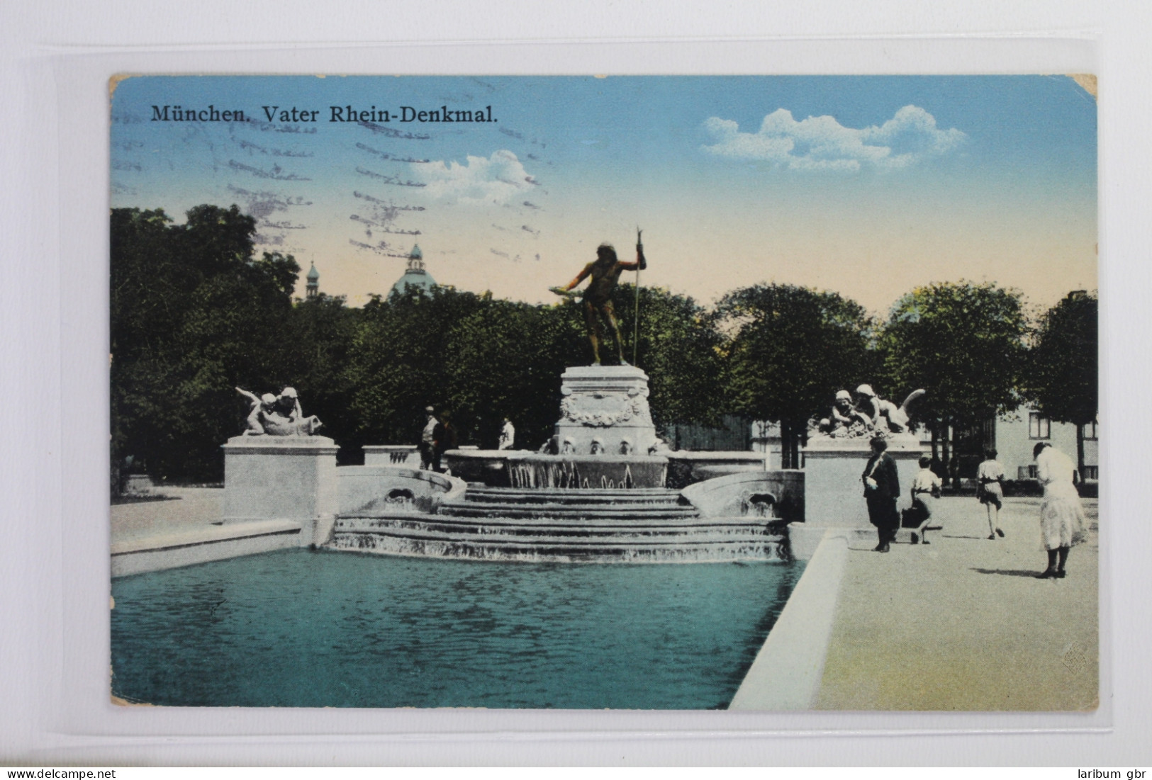 AK München Vater Rheindenkmal 1937 Gebraucht #PI981 - Other & Unclassified