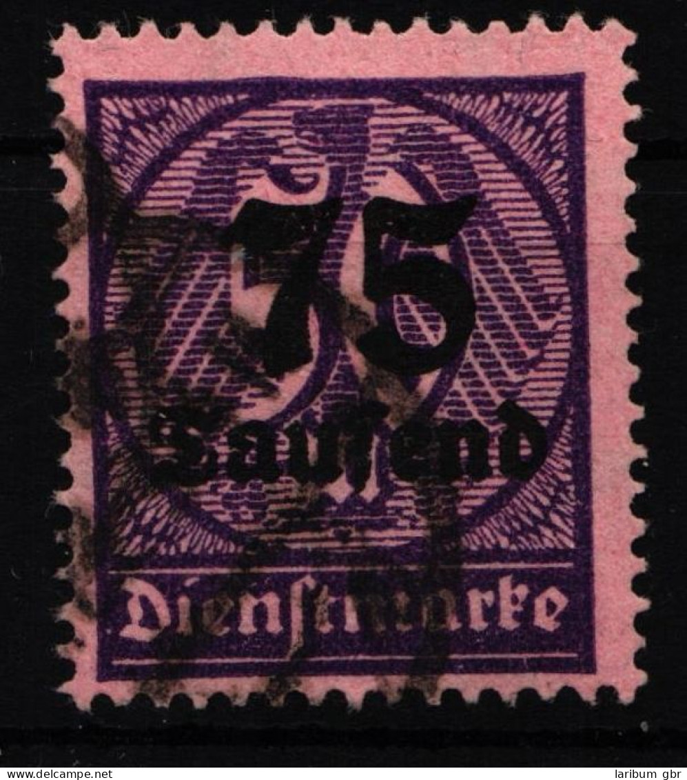 Deutsches Reich Dienstmarken 91 Gestempelt Geprüft Infla BPP #HJ805 - Service