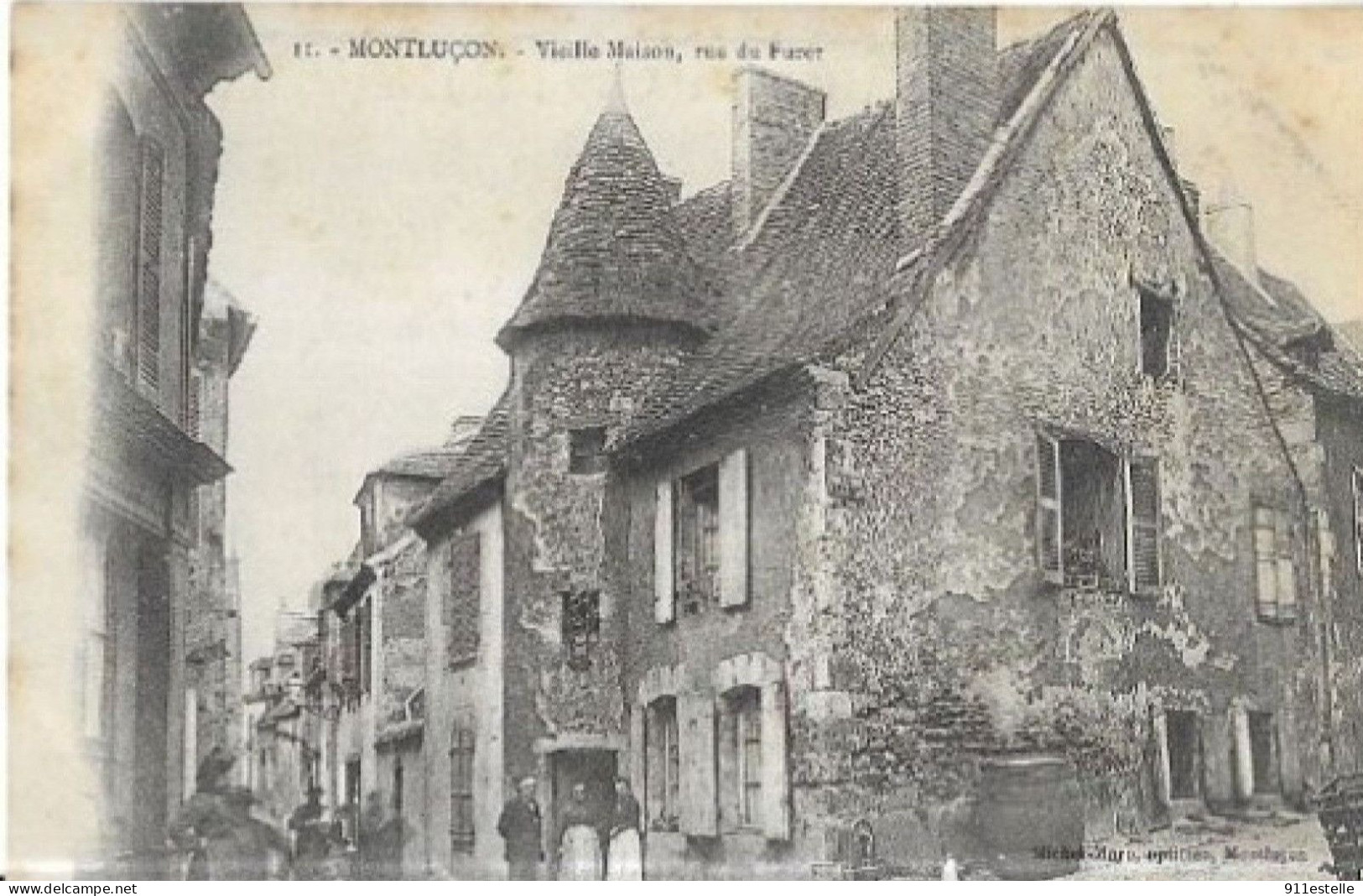 03   MONTLUCON.  VIELLE MAISON. RUE  DU FURET - Montlucon