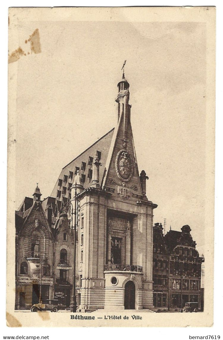 62  Bethune - L'hotel De Ville - Bethune