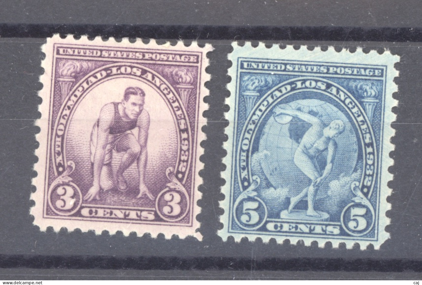 USA  :  Yv  314-15  *  JO Los Angeles - Unused Stamps