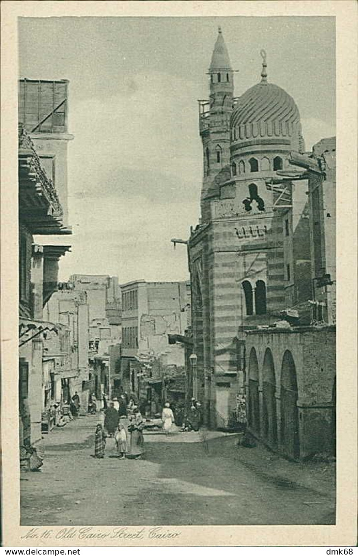 EGYPT - CAIRO - OLD CAIRO STREET - EDITION ZAGOS & CO. - 1930s (12679) - Caïro