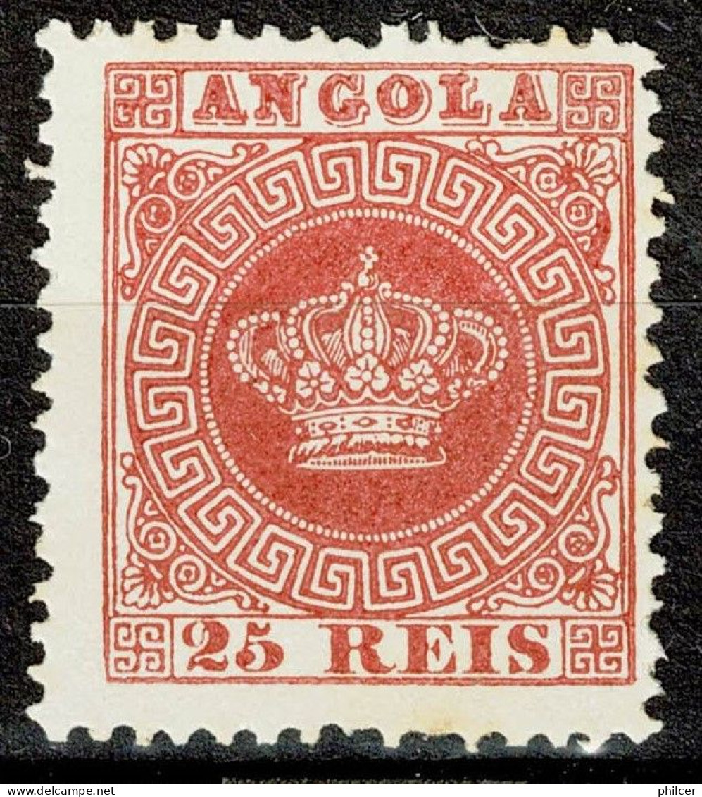 Angola, 1885, # 4, Reprint, MNG - Angola