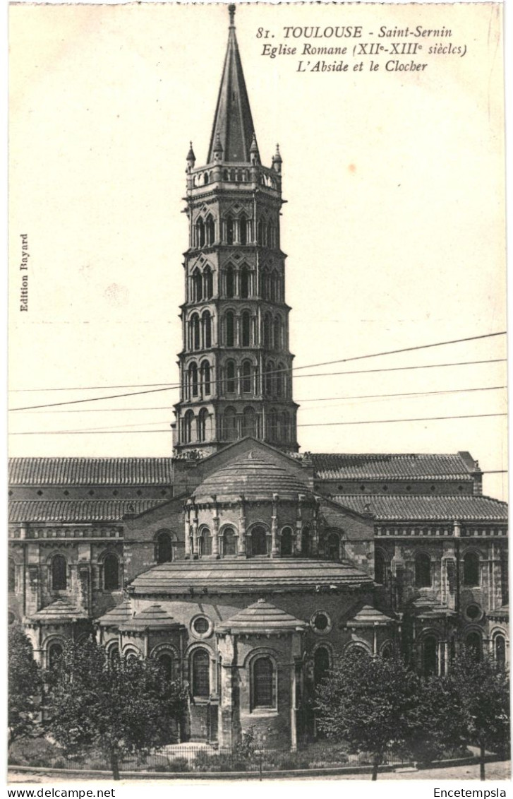 CPA Carte Postale  France Toulouse Saint Sernin Eglise Romane  1914 VM80794 - Toulouse