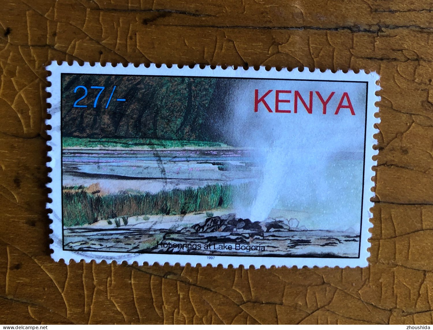 Kenya Lake 27sh Fine Used - Kenia (1963-...)