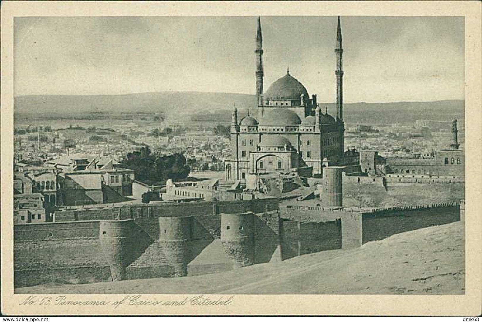 EGYPT - CAIRO - PANORAMA AND CITADEL - EDITION ZAGOS & CO. - 1930s (12681) - Kairo