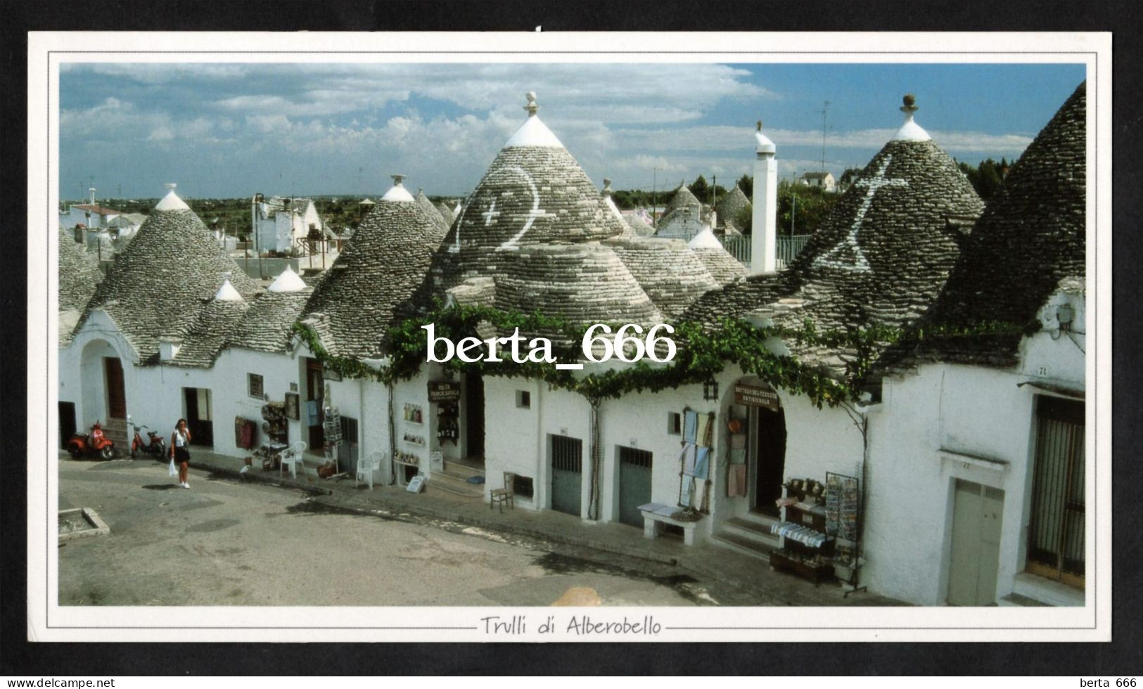 Italy The Trulli Of Alberobello UNESCO Panoramic Large Size - Bari