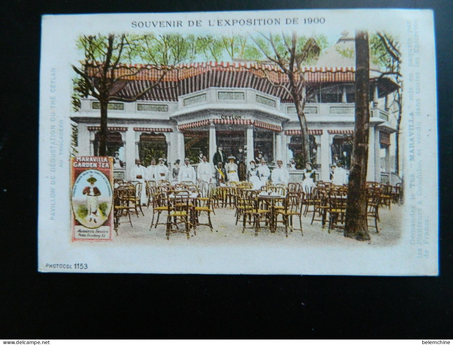 PARIS                   SOUVENIR DE L'EXPOSITION DE 1900    PAVILLON DE DEGUSTATION DU THE CEYLAN AU TROCADERO - Ausstellungen